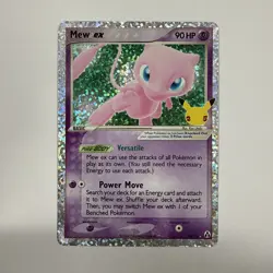Mew ex 88/92 Holo - Celebrations 25th Anniversary Pokemon Card - Image 1