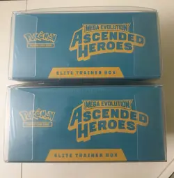 2x Pokemon TCG Mega Evolution Ascended Heroes Elite Trainer Boxes ETB w/Bonus 🔥 - Image 2