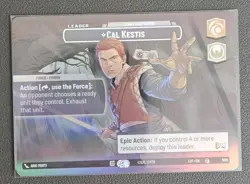 Star Wars Unlimited - Showcase Foil Card LOF 1019 Cal Kestis - Image 1