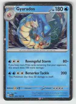 Gyarados - (Cosmo Holo) 043/193 NM Holo MCAP Miscellaneous Cards & Products - Image 1