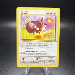 Eevee - 51/64 - Jungle - Unlimited - Pokemon Card - Vintage NM - Near Mint -j - Image 1