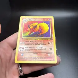Flareon 19/64 Jungle Set Rare WOTC Pokemon Card - Vintage Non Holo Rare MP -j - Image 5