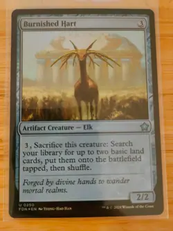 MTG Burnished Hart (FOIL) 0250 Foundations M/NM Free UK P&P - Image 1
