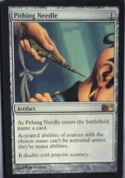 Pithing Needle - Magic 2010 (M10): #217, Magic: The Gathering Nm R237 - Image 1