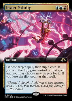 Magic The Gathering MTG INVERT POLARITY EXTENDED ART Modern Horizons 3 NM - Image 1