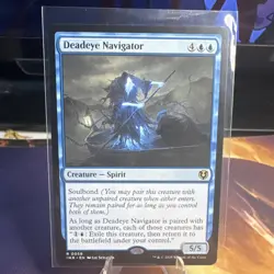 Wizards of the Coast Deadeye Navigator Innistrad Remastered 59 Blue Rare Spirit - Image 1