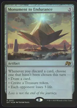 MTG Monument to Endurance Aetherdrift #237 Rare Foil - Image 1
