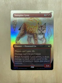Sunspine Lynx (Borderless) Bloomburrow Foil - Image 1