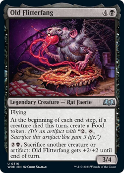 Old Flitterfang [Wilds of Eldraine] Foil Near Mint - Image 1