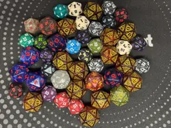 Magic The Gathering Spindown Dice Mixed Lot D-20 Dice Life Counter LotR - Image 1