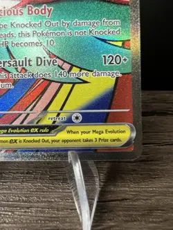 Pokemon Ascended Heroes Mega Hawlucha ex Mega Attack Rare #268/217 - Image 4