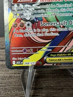 Pokemon Ascended Heroes Mega Hawlucha ex Mega Attack Rare #268/217 - Image 5