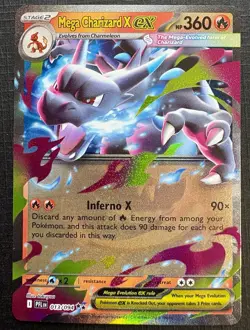 Mega Charizard X Ex - Pokemon Phantasmal Flames 13/94 - DOUBLE RARE HOLO - Image 1