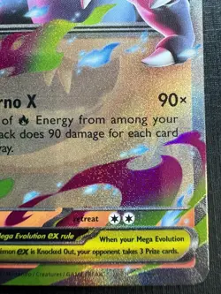 Mega Charizard X Ex - Pokemon Phantasmal Flames 13/94 - DOUBLE RARE HOLO - Image 3