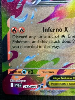 Mega Charizard X Ex - Pokemon Phantasmal Flames 13/94 - DOUBLE RARE HOLO - Image 4