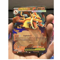 Pokemon Mega Charizard Y EX ASC EN Full Art Holo Ultra Rare Card 022/217 - Image 1