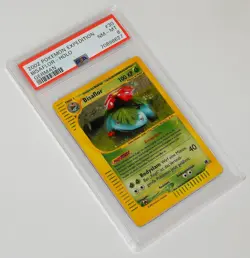 2002 Pokemon 🍃 30/165 Bisaflor Holo PSA 8 Expedition Base Set Venusaur Deutsch - Image 5