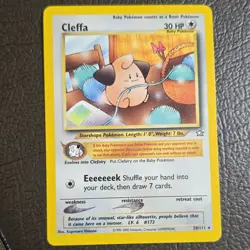 The Pokemon Company Cleffa 20/111 Neo Genesis Rare Regular Baby 2000 English - Image 1