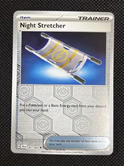 Night Stretcher Shrouded Fable Reverse Holo Uncommon 061/064 Pokemon English NM - Image 1