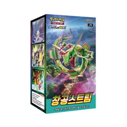 Pokemon TCG Sky Stream Korean Booster Box S7R 30 Packs Sealed Rayquaza VMAX - Image 1
