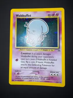 Pokemon Neo Discovery Wobbuffet 16/75 Holo NM - Image 1
