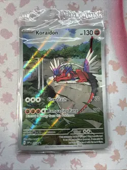 SEALED Pokemon Koraidon SVP 014 Scarlet & Violet ETB Holo Black Star Promo #1 - Image 1