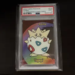 TOGEPI - 2000 Topps Pokemon Series - BLUE LABEL - Togepi #PC8 - PSA 9 - Image 1