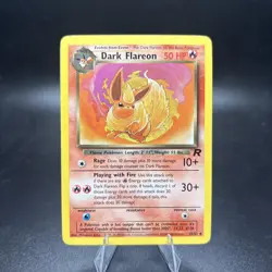 Pokemon TCG - DARK FLAREON - 35/82 - UNLIMITED - TEAM ROCKET (2000) - NM -j - Image 1