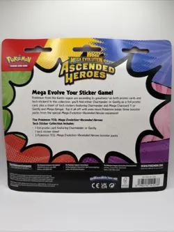 Pokemon mega evolutions Ascended Heroes Tech Sticker collection NEW SEALED - Image 2