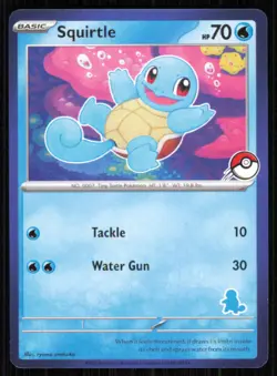 Squirtle (Blue Border) My First Battle Pokemon Near Mint - Image 1
