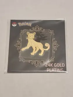 Persian Pokemon Candy Stickers (2023) Korean Striking 24k Gold Plating CGC 10 - Image 1