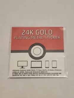 Persian Pokemon Candy Stickers (2023) Korean Striking 24k Gold Plating CGC 10 - Image 2