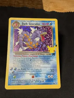 2021 Pokemon SWSH Celebrations Dark Gyarados Classic Collection #8/82 - Image 1