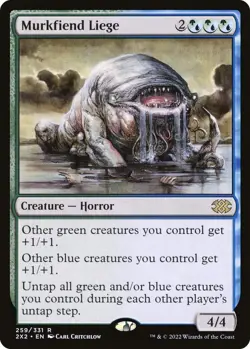 Murkfiend Liege 259 Rare Double Masters 2022 Foil Near Mint - Image 1
