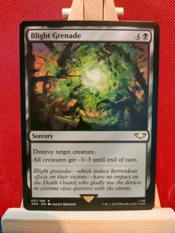 Blight Grenade - Warhammer 40,000 (40k) - Rare - NM (See pics) MTG - Image 1