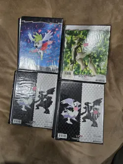 Pokemon Platinum/Arceus Binder + 2 Black And White Binders With A Few Cards - Image 2