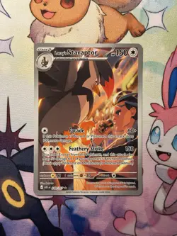 Larry’s Staraptor Illustration Rare 249/217 - Pokemon Ascended Heroes - NM - Image 1