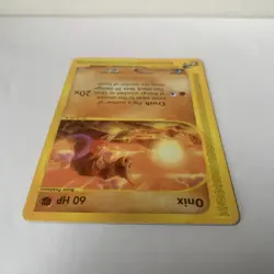 Pokemon TCG 2002 Onix 98/147 LP E-reader - Image 5