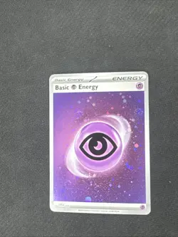 Pokemon 151 Holo Psychic Energy Swirl Galaxy Cosmo Foil Variant 005 (3 SWIRLS) - Image 1