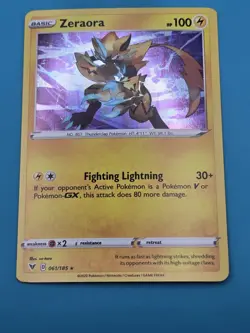 Pokemon - Zeraora 061/185 Holo Rare Vivid Voltage NM - Image 1