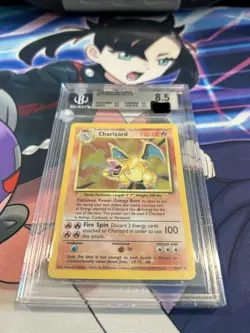 1999 Pokemon Charizard Base Set #4/102 Holo Unlimited Rare BGS 8. 5 Near Mint - Image 1