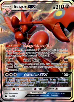 Scizor GX 90/168 Holo - Pokemon SM - Celestial Storm - NM - Image 1