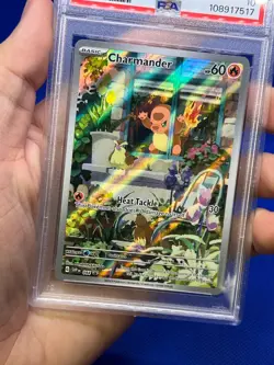 Pokemon Obsidian Flames ETB Charmander #044 044 Black Star Promo PSA 10 W Guard - Image 3
