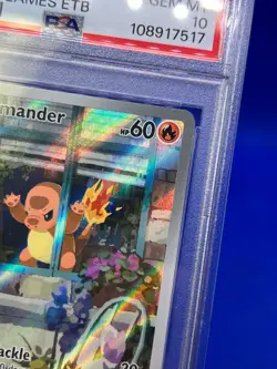 Pokemon Obsidian Flames ETB Charmander #044 044 Black Star Promo PSA 10 W Guard - Image 5