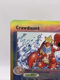 Crawdaunt 3/97 EX Dragon Reverse Holo Rare Pokemon NM-MINT - Image 2