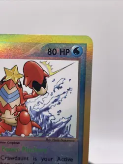 Crawdaunt 3/97 EX Dragon Reverse Holo Rare Pokemon NM-MINT - Image 3
