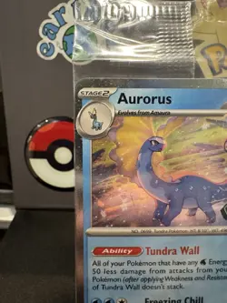 Aurorus 024/088 - Cosmo Holo - Pokemon Perfect Order stamped promo (sealed) - Image 2