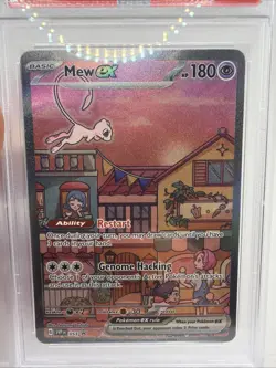 MEW EX #053 - 2023 POKEMON 151 BLACK STAR PROMO ULTRA PREMIUM SVP EN SV PSA 6 - Image 3