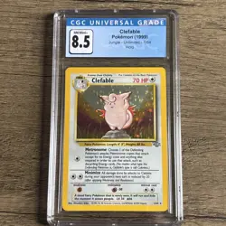1999 Pokemon Jungle Holo #36 - Clefable CGC 8.5 - Image 1