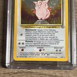 1999 Pokemon Jungle Holo #36 - Clefable CGC 8.5 - Image 4
